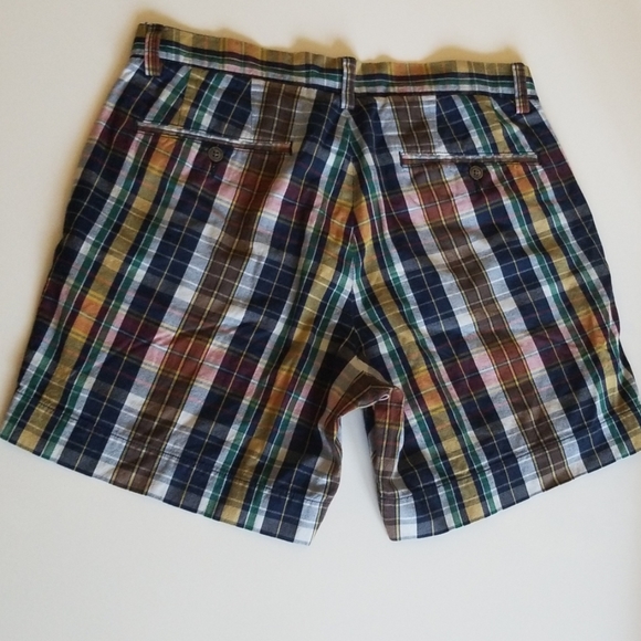 Men's Polo Madras Shorts - Picture 3 of 6